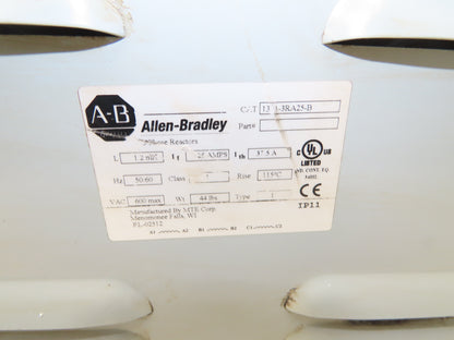 Allen Bradley 1321-3RA25-B Line Reactor Transformer 25A 600V 3Ph