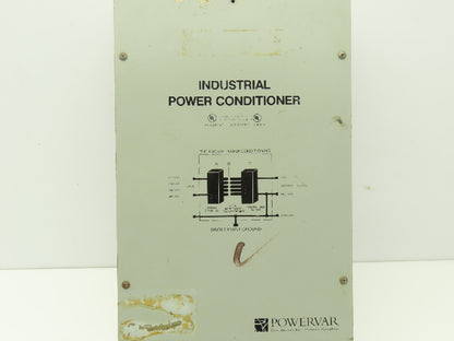 Powervar ABC360-91IND Industrial Power Conditioner Transformer 120 VAC