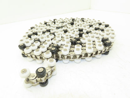 Tsubaki RS50 Chain Lambda Stainless Outboard Rollers 35.5' Long 50 Size