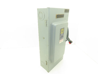 Square D H-223 Safety Disconnect Switch 100A 250VAC Fused 20HP