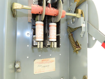Square D H-223 Safety Disconnect Switch 100A 250VAC Fused 20HP