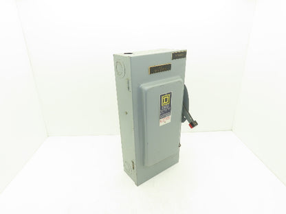 Square D H-223 Safety Disconnect Switch 100A 250VAC Fused 20HP