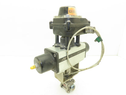 Assured Automation 1.4408-CF8M 1/2"NPT SS Ball Valve w/Pneumatic Actuator PSO45