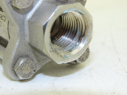 Assured Automation 1.4408-CF8M 1/2"NPT SS Ball Valve w/Pneumatic Actuator PSO45