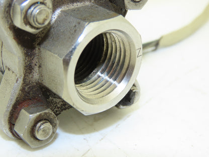 Assured Automation 1.4408-CF8M 1/2"NPT SS Ball Valve w/Pneumatic Actuator PSO15