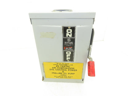 General Electric TH3361R Model 7 GE Safety Disconnect Switch 30A 600VAC Fused