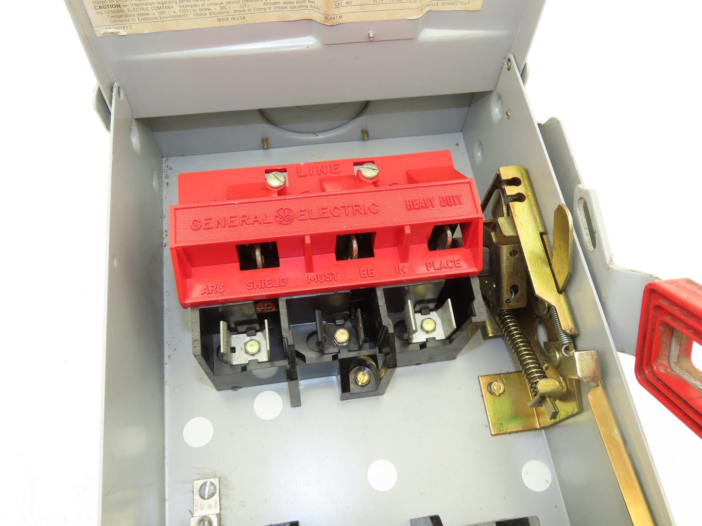 General Electric TH3361R Model 7 GE Safety Disconnect Switch 30A 600VAC Fused