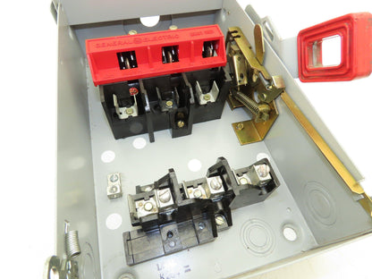 General Electric TH3361R Model 7 GE Safety Disconnect Switch 30A 600VAC Fused