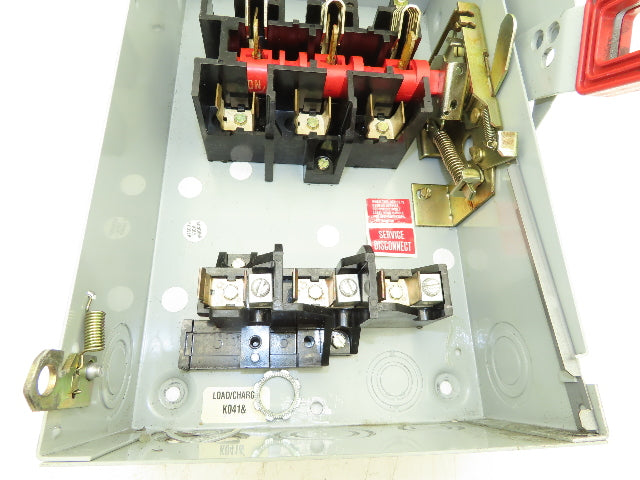 General Electric TH3361R Model 10 GE Safety Disconnect Switch 30A 600VAC Fused