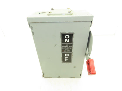 General Electric TH3361R Model 10 GE Safety Disconnect Switch 30A 600VAC Fused