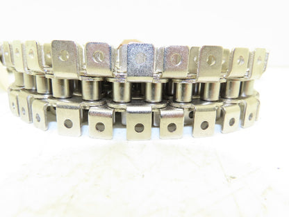 Tsubaki RS40 Chain Lambda Stainless Attachment 48" 55" Long 40 Size Lot of 3
