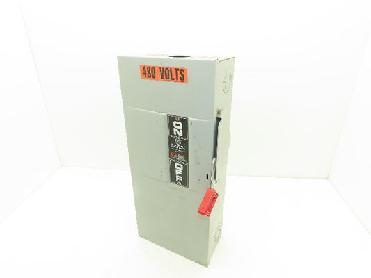 General Electric TH3362 Model 7 GE Safety Disconnect Switch 60A 600VAC