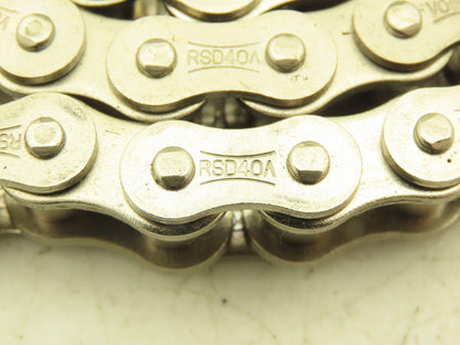 Tsubaki RSD40A Chain Lambda Stainless 6' Long 1/2" Pitch 40 Size