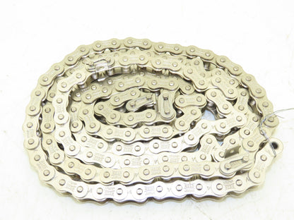 Tsubaki RS40 Chain Lambda Stainless Attachment 6' Long 40 Size 1/2" Pitch