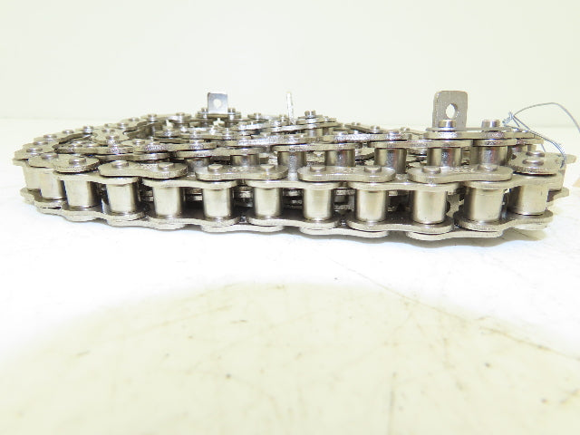 Tsubaki RS40 Chain Lambda Stainless Attachment 6' Long 40 Size 1/2" Pitch