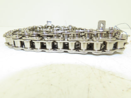 Tsubaki RS40 Chain Lambda Stainless Attachment 6' Long 40 Size 1/2" Pitch