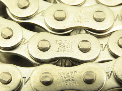 Tsubaki RS40 Chain Lambda Stainless Attachment 8' Long 40 Size 1/2" Pitch