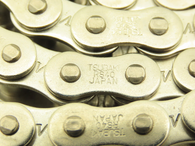 Tsubaki RS40 Chain Lambda Stainless Attachment 8' Long 40 Size 1/2" Pitch