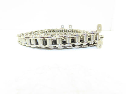 Tsubaki RS40 Chain Lambda Stainless Attachment 8' Long 40 Size 1/2" Pitch