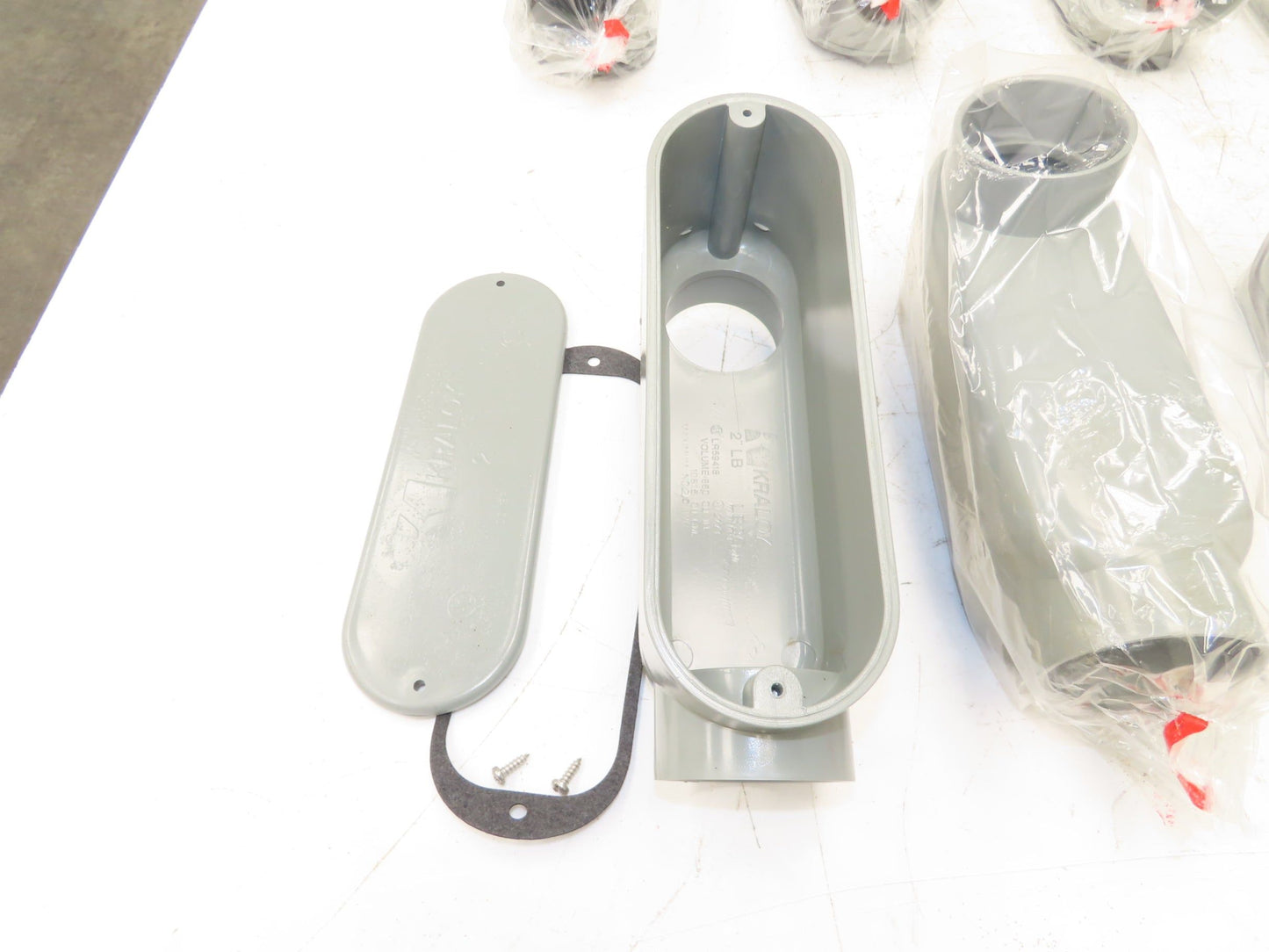 Kraloy LB20 PVC Conduit Body LB 2" Access Fitting Glue In Outdoor Lot of 10