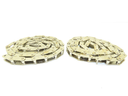 Tsubaki RF2040 Chain Attachment 55" Long Conveyor Double Pitch 1" Lot of 2