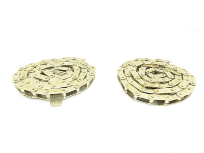 Tsubaki RF2040 Chain Attachment 55" Long Conveyor Double Pitch 1" Lot of 2