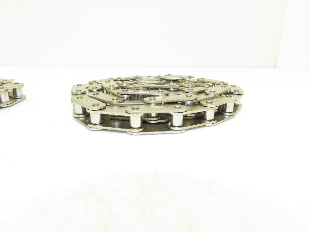 Tsubaki RF2040 Chain Attachment 55" Long Conveyor Double Pitch 1" Lot of 2