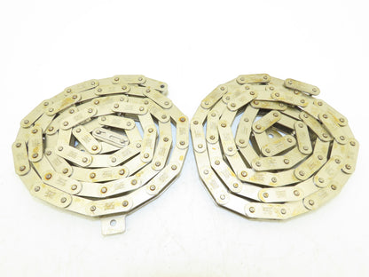 Tsubaki RF2040 Chain Attachment 55" Long Conveyor Double Pitch 1" Lot of 2