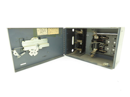 General Electric QMR36IL Fusible Interrupter 30A 3 Pole 300VAC