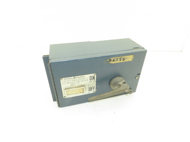 General Electric QMR36IL Fusible Interrupter 30A 3 Pole 300VAC
