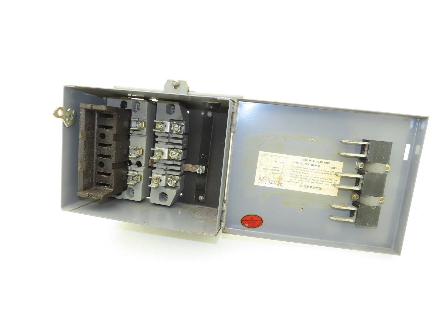 Square D SD-9451 Saflex Plug-In Fused Bus Unit 30A 240V 7.5HP 3 Pole