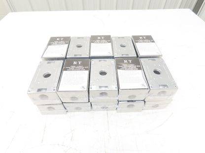 RT FSB50-3 Gray Weatherproof 1-Gang Rectangular Outlet Box  Lot of 20
