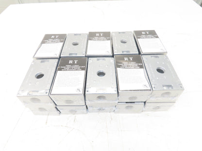 RT FSB50-3 Gray Weatherproof 1-Gang Rectangular Outlet Box  Lot of 20