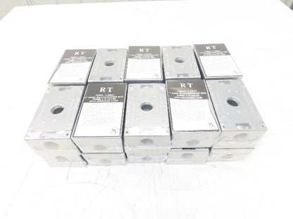 RT FSB50-3 Gray Weatherproof 1-Gang Rectangular Outlet Box  Lot of 20