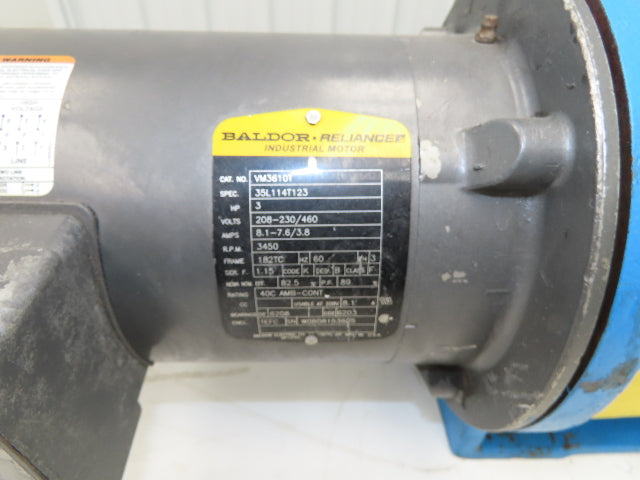 Goulds 3333/CB10-18 Multi-Stage Booster Pump 3/4"NPT 3Hp 230/460V 3PH 182TC