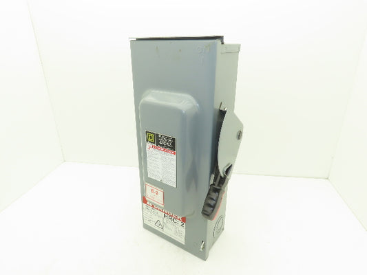 Square D HU363RB HU363RB Safety Disconnect Switch 100A 600VAC Non Fused