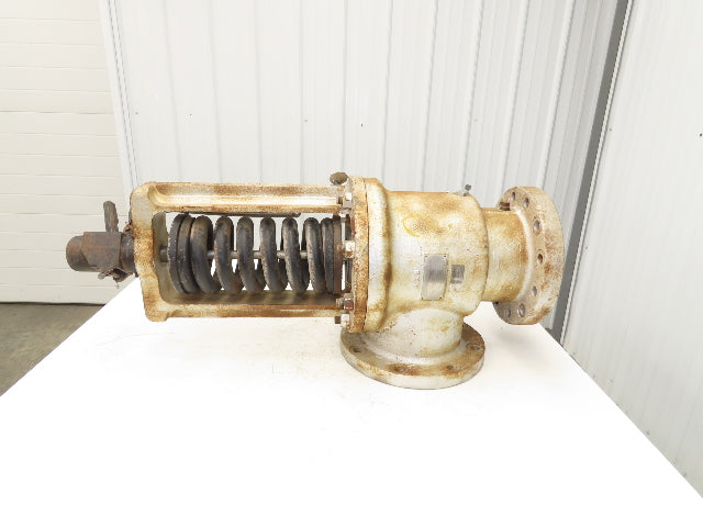 Teledyne Farris 4SV-ES1-D 2575A Safety Relief Valve 6"x 8" Flanged Spring Lever