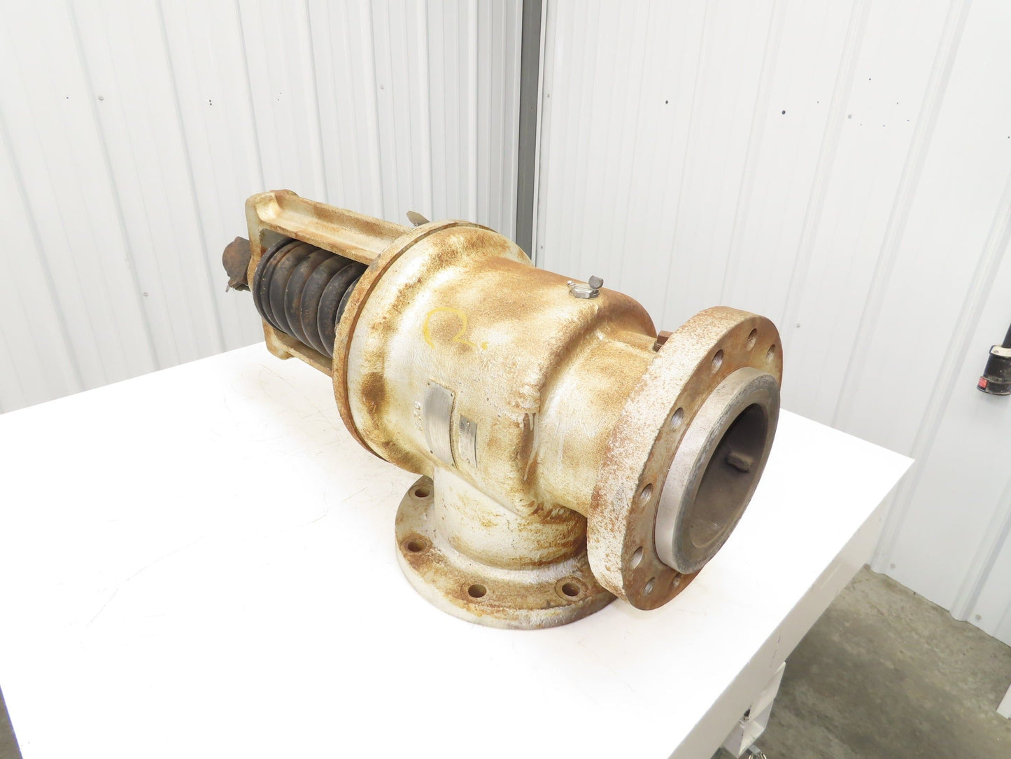 Teledyne Farris 4SV-ES1-D 2575A Safety Relief Valve 6"x 8" Flanged Spring Lever