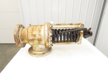 Teledyne Farris 4SV-ES1-D 2575A Safety Relief Valve 6"x 8" Flanged Spring Lever