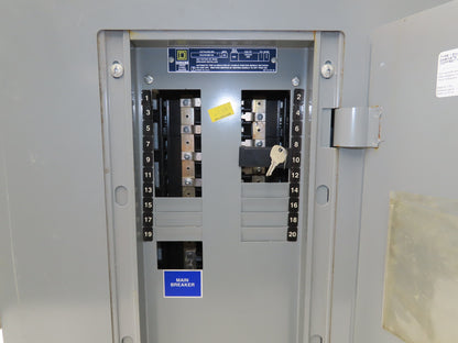 Square D NQOD20M100 Panelboard Load Center Breaker 100A 120/240V 1PH 22 Space