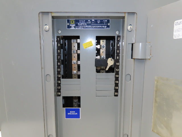 Square D NQOD20M100 Panelboard Load Center Breaker 100A 120/240V 1PH 22 Space