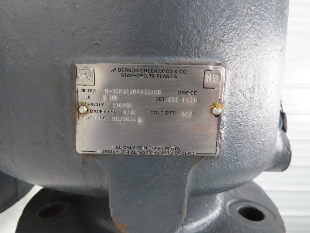 Anderson Greenwood D-20MS220AKG0180 Safety Relief Valve 4"x 6" Flanged