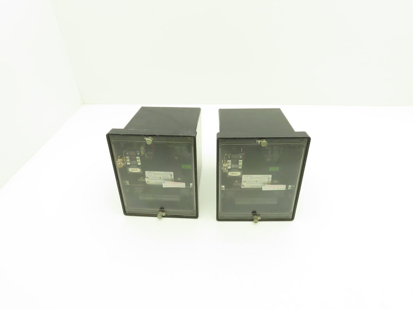GE 12HFC21B1A Instantaneous Overcurrent Relay 50/60Hz 0.5-4.0 Amperes Lot of 2