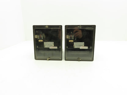 GE 12HFC11B1A Instantaneous Overcurrent Relay 50/60Hz 0.5-4.0 Amperes Lot of 2
