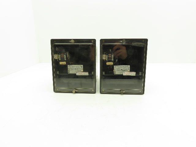 GE 12HFC11B1A Instantaneous Overcurrent Relay 50/60Hz 0.5-4.0 Amperes Lot of 2