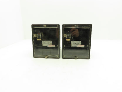 GE 12HFC11B1A Instantaneous Overcurrent Relay 50/60Hz 0.5-4.0 Amperes Lot of 2
