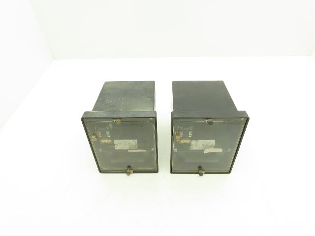 GE 12HFC11B1A Instantaneous Overcurrent Relay 50/60Hz 0.5-4.0 Amperes Lot of 2