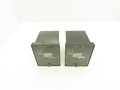GE 12HFC11B1A Instantaneous Overcurrent Relay 50/60Hz 0.5-4.0 Amperes Lot of 2