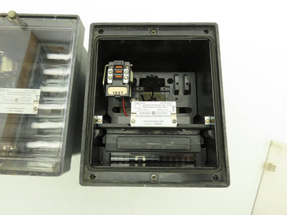 GE 12HFC11B1A Instantaneous Overcurrent Relay 50/60Hz 0.5-4.0 Amperes Lot of 3