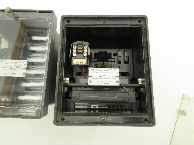 GE 12HFC11B1A Instantaneous Overcurrent Relay 50/60Hz 0.5-4.0 Amperes Lot of 3